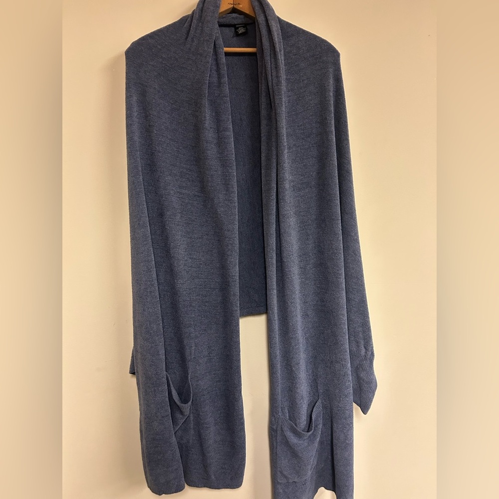 Barefoot Dreams Shrug Wrap Cardigan Dusty Blue Size 2X